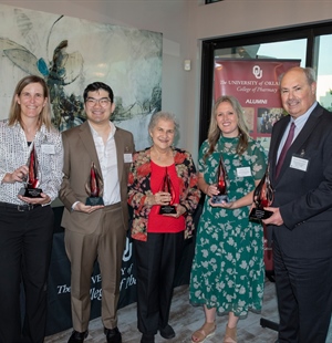 OU College of Pharmacy Recognizes 2025 Alumni Award Recipients