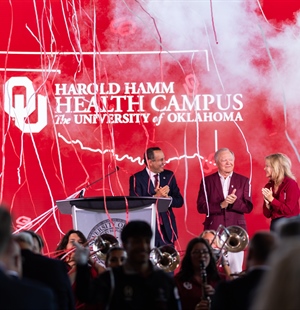 A Game Changer: Harold Hamm commits largest gift in OU history to lift health of Oklahoma, name Health Campus