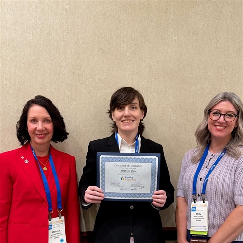 P4 Student Stephanie Shaw Recognized at AACP Annual Meeting